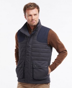 Barbour Bradford Gilet Albastri | QUSU2081