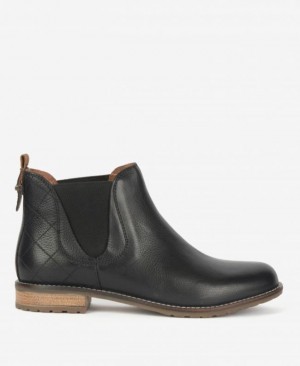 Barbour Camelia Diamond-Matlasat Negrii | AQFV4786