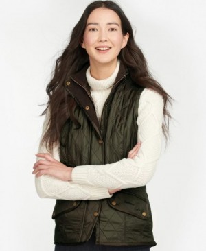 Barbour Cavalry Gilet Verzi | XYVE6005