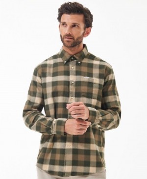 Barbour Damfield Regular Verzi | QRKY9666