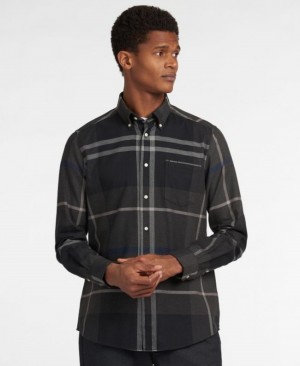 Barbour Dunoon Tailored Negrii | ZNTA8431