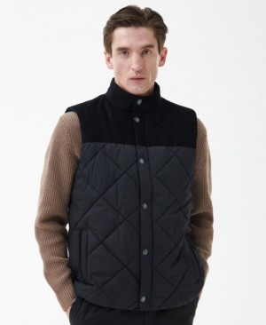 Barbour Elmwood Gilet Negrii | SATV7174