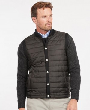 Barbour Essential Gilet Negrii | OXTD9557