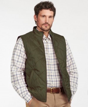 Barbour Finn Gilet Verzi | QLTF2787