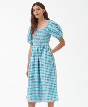 Barbour Geranium Midi Albastri | KQQF1678