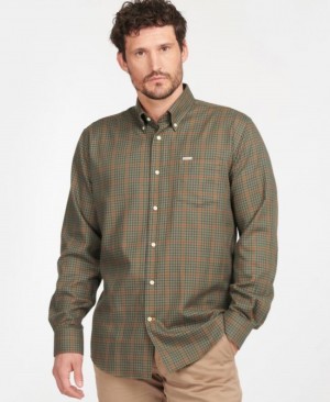 Barbour Henderson Thermo Weave Masline Verzi | HRQB8923