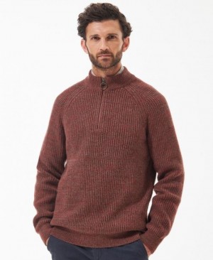Barbour Horseford Half-Zip Portocalii | LTIA8385