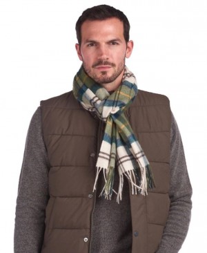 Barbour Lână Cashmere Tartan Galbeni | NCYL1943