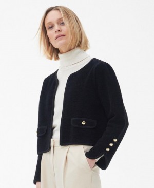 Barbour Loretta Tricotate Negrii | IDUF0881