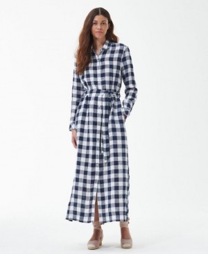 Barbour Marine Maxi Albastri Albi | XKLA6530