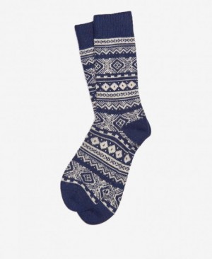 Barbour Onso Fairisle Albastri | PXZF3868