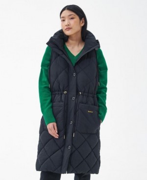 Barbour Orinsay Gilet Negrii | ZSDV1032