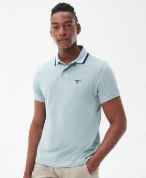 Barbour Otterburn Albastri Deschis | KVAX8741