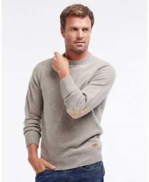 Barbour Patch Crew Neck Bej | FNNP0710