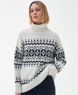 Barbour Patrisse Tricotate Albi | QMHX9005