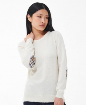 Barbour Pendle Tricotate Albi | OGUB8255