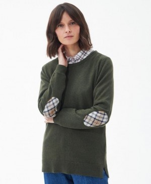 Barbour Pendle Tricotate Verzi | ZTIP1238