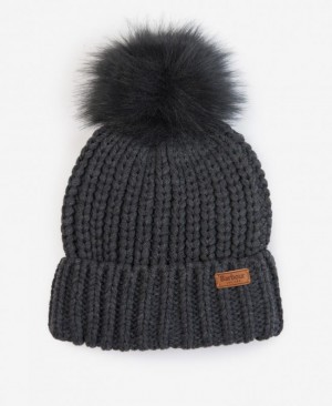 Barbour Saltburn Beanie Gri Inchis | EITS2921