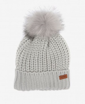 Barbour Saltburn Beanie Gri | PAMZ2619
