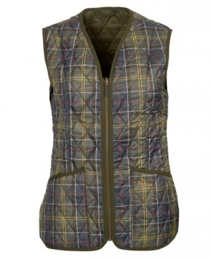 Barbour Tartan Betty Liner Waistcoat Classic Tartan | VICO3273