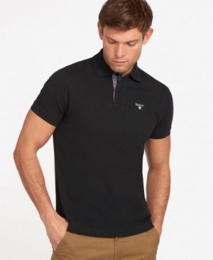 Barbour Tartan Pique Negrii | JDYF1226