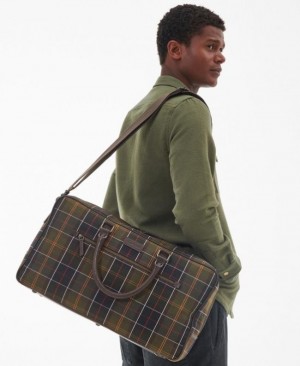 Barbour Tartan & Piele Holdall Colorati | ELVN0528