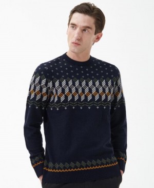 Barbour Tursdale Tricotate Bleumarin | MUMN0451