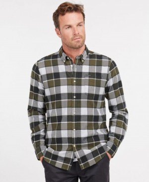 Barbour Valley Tailored Masline Verzi | YIUS5780