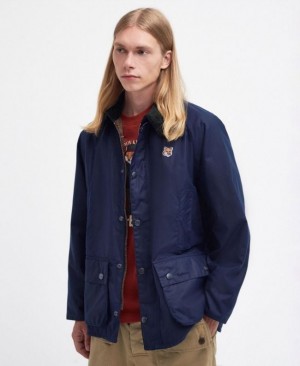 Barbour x Maison Kitsuné Beaufort Indigo | EXQO8520