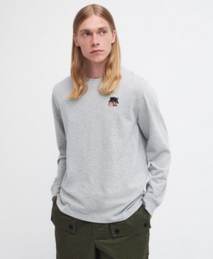 Barbour x Maison Kitsuné Fox Head Gri | LMCK3271