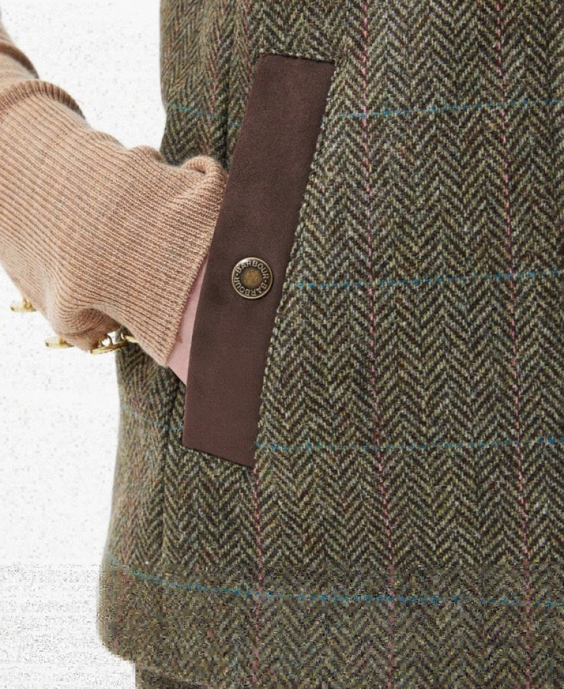 Barbour Alder Lână Gilet Verzi | JXYH8916