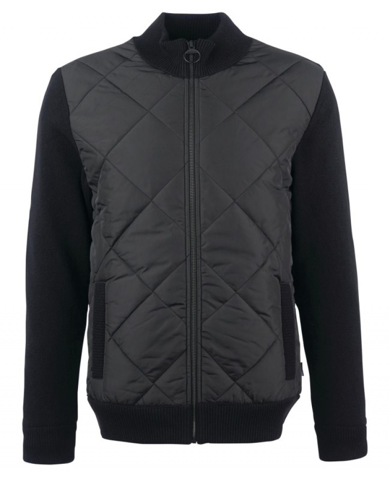 Barbour Arch Diamond-Matlasat Negrii | PYPH7757