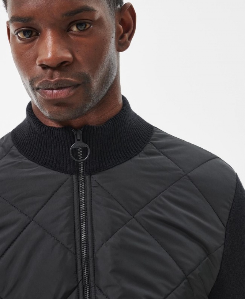 Barbour Arch Diamond-Matlasat Negrii | PYPH7757