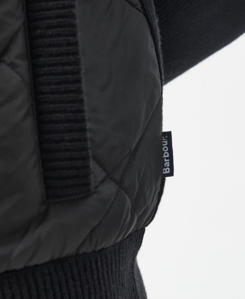 Barbour Arch Diamond-Matlasat Negrii | PYPH7757
