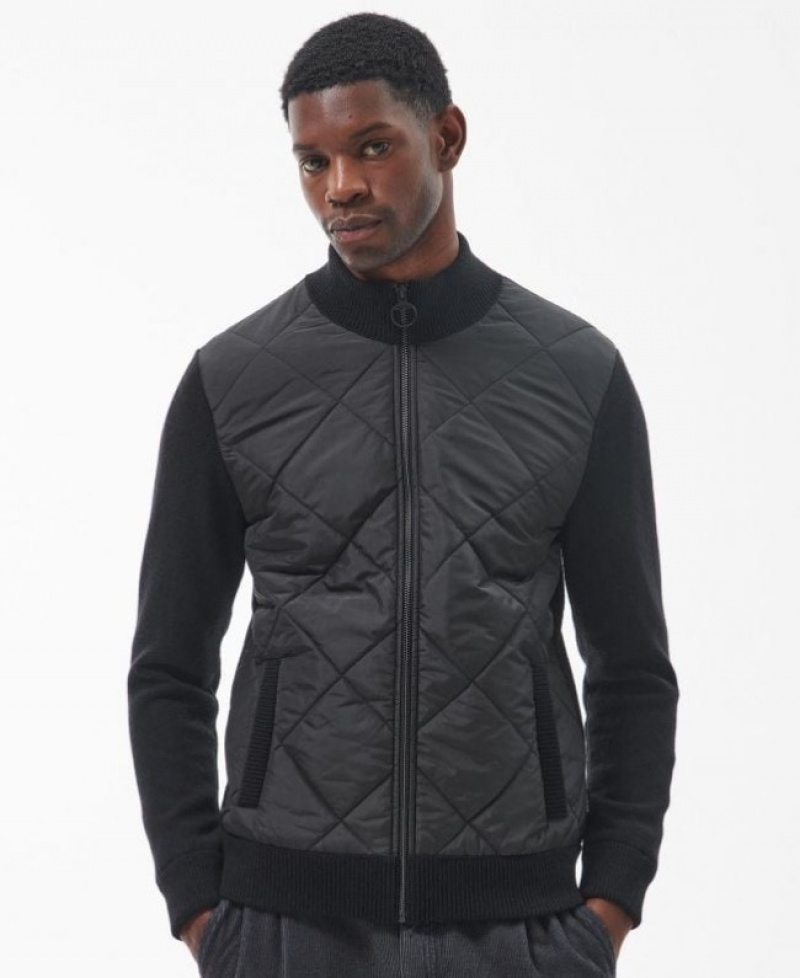Barbour Arch Diamond-Matlasat Negrii | PYPH7757