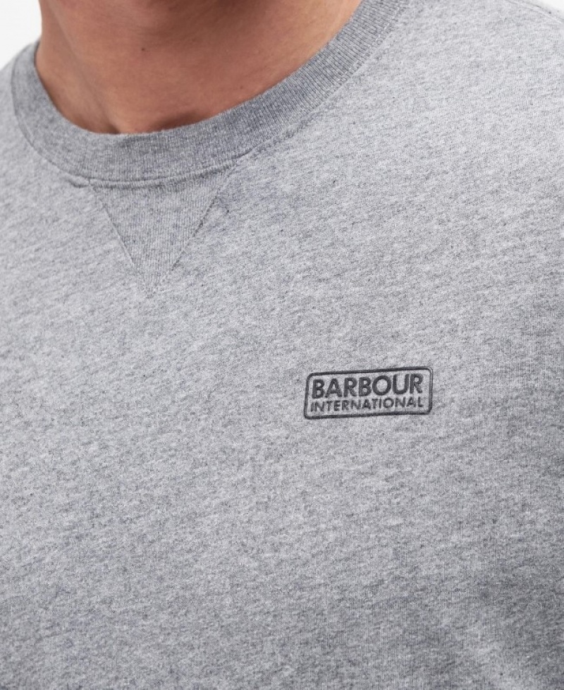 Barbour B.Intl Long Sleeved Logo Gri | XCVO0531