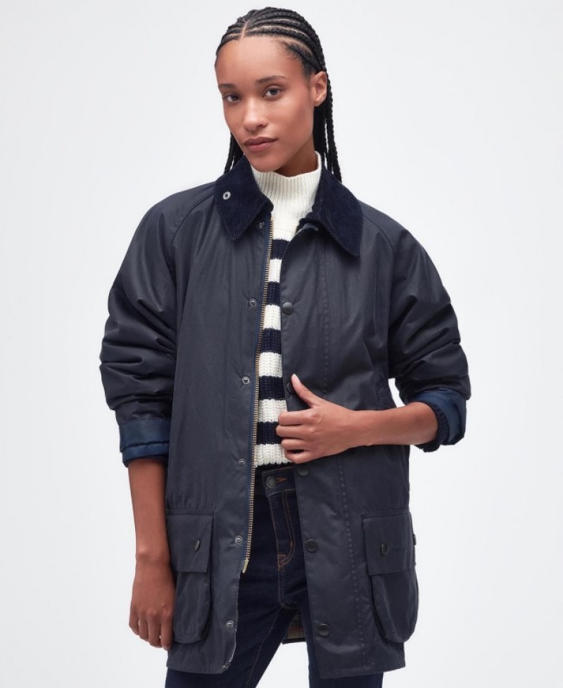 Barbour Beaufort Bleumarin | TEWW7049