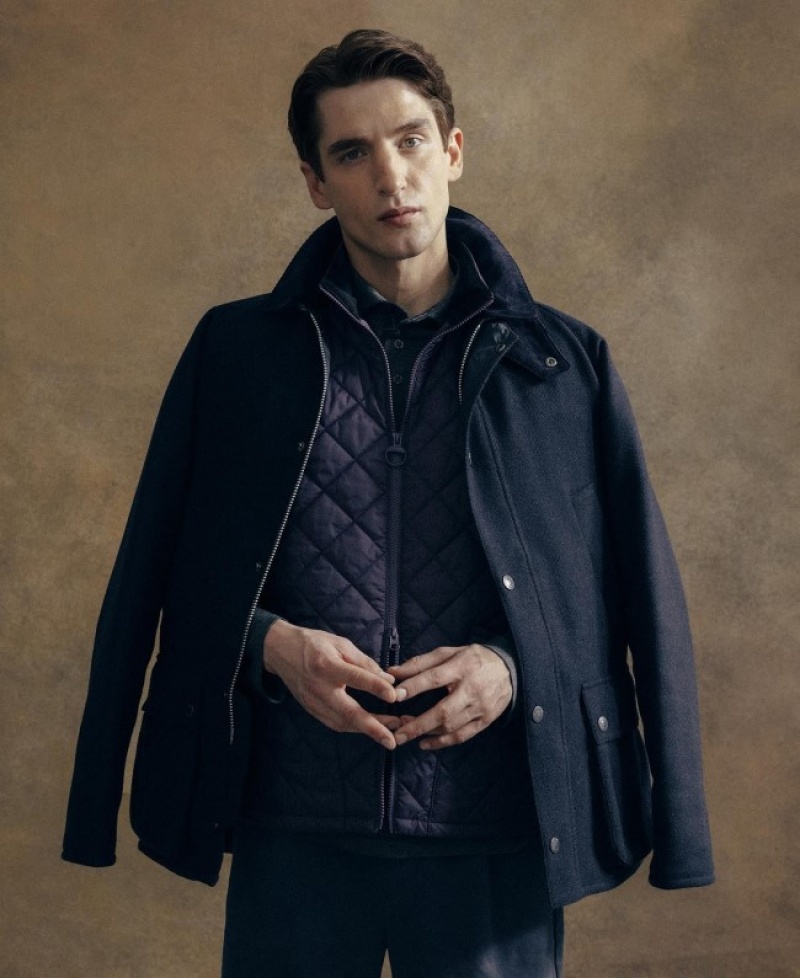 Barbour Bedale Bleumarin | XCJN3654