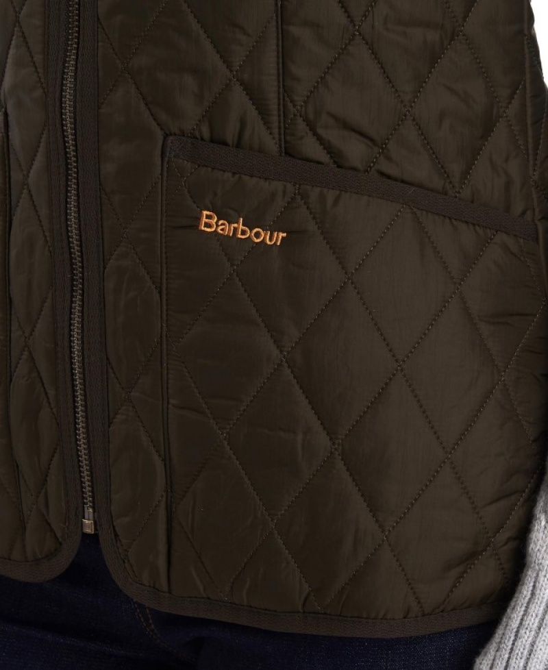 Barbour Betty Interactive Liner Waistcoat Masline Verzi Inchis | JZGG6000