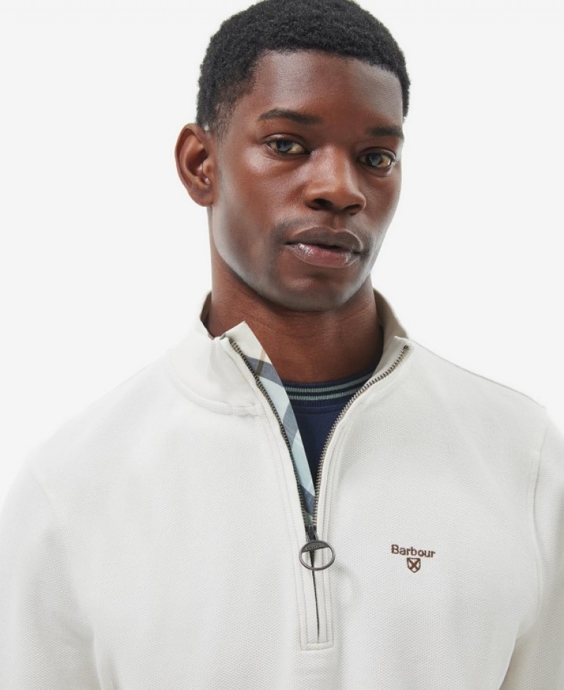 Barbour Birkrigg Half Zip Albi | KULY8048