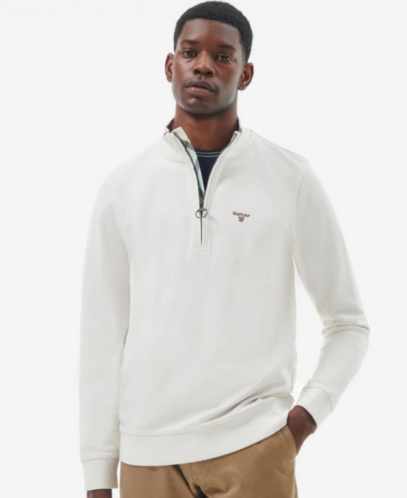 Barbour Birkrigg Half Zip Albi | KULY8048