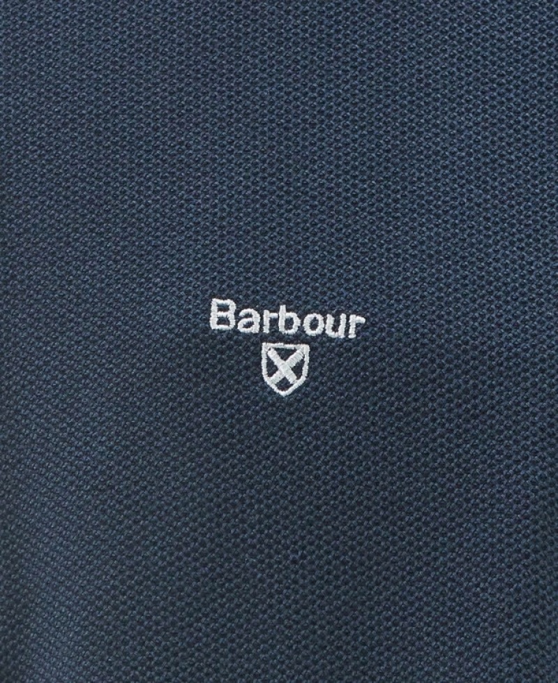 Barbour Birkrigg Half Zip Bleumarin | SAPE8005