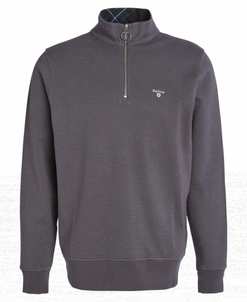 Barbour Bradbury Half-Zip Gri | CJEQ2510