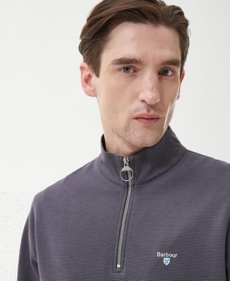 Barbour Bradbury Half-Zip Gri | CJEQ2510