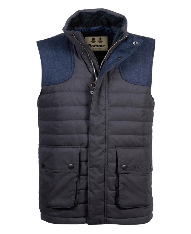 Barbour Bradford Gilet Albastri | QUSU2081
