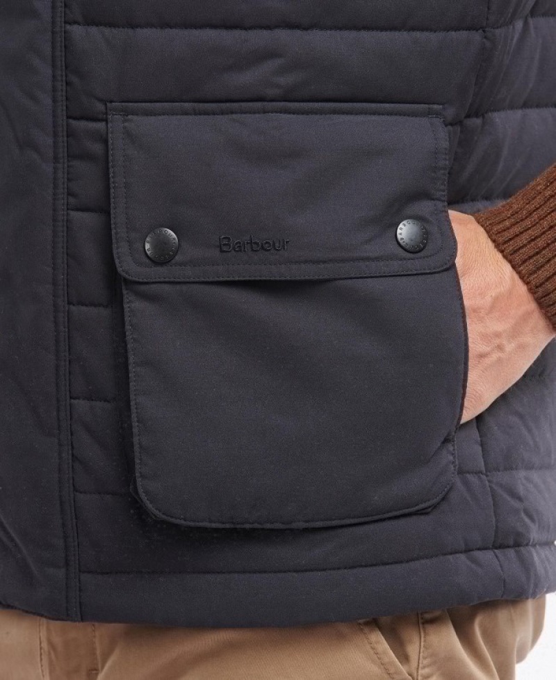 Barbour Bradford Gilet Albastri | QUSU2081