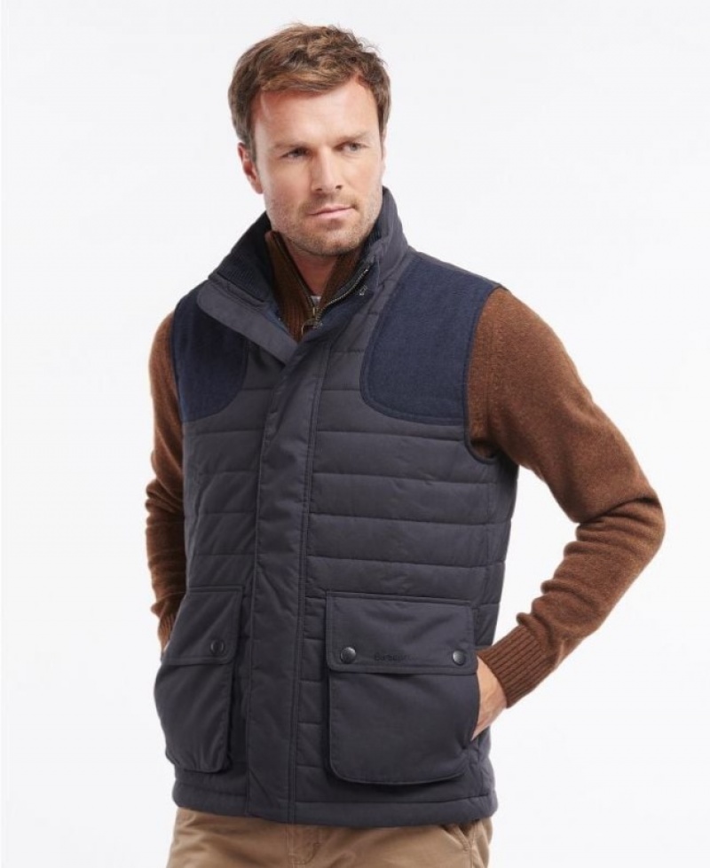Barbour Bradford Gilet Albastri | QUSU2081