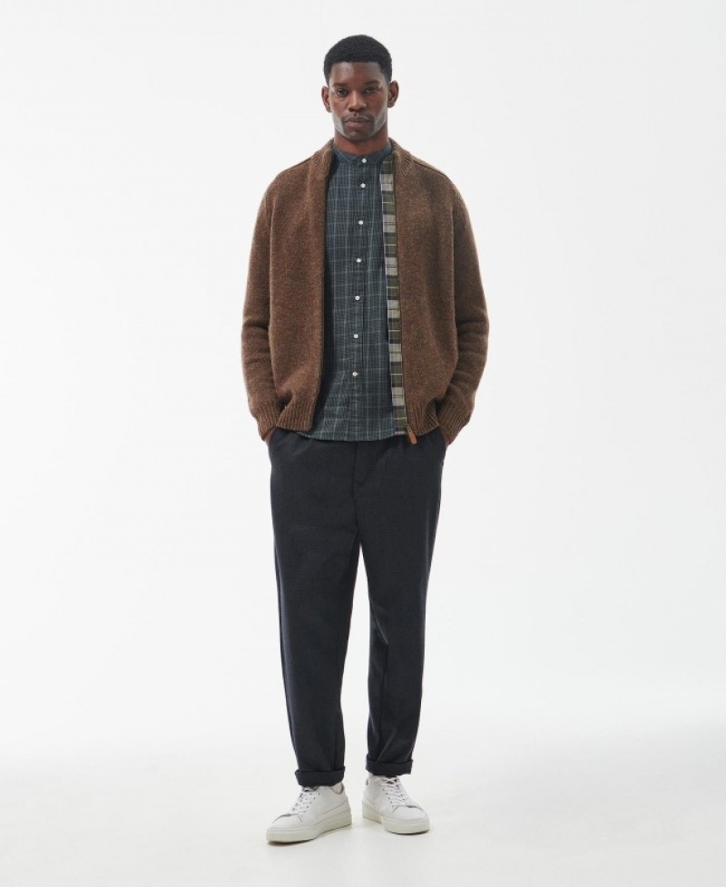 Barbour Calder Zip Through Verzi | UHSO3536