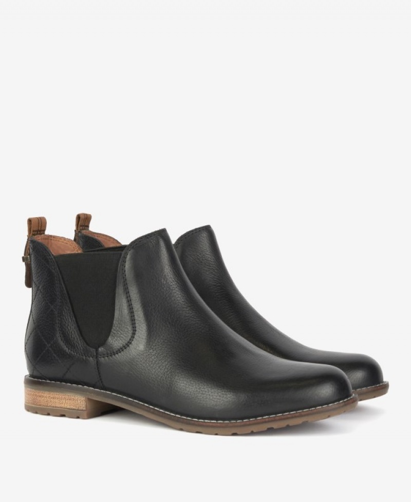 Barbour Camelia Diamond-Matlasat Negrii | ICSB9289