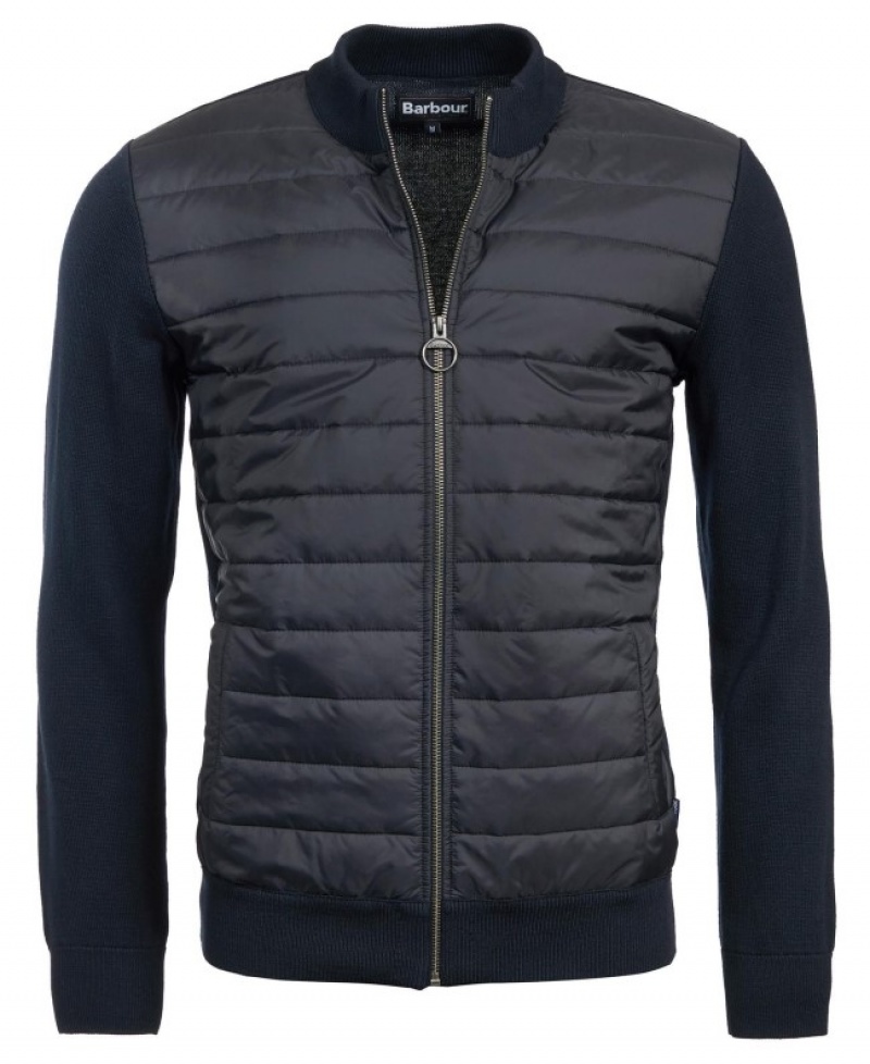 Barbour Carn Baffle Zip Thru Albastri | YDBA8616